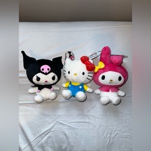 Sanrio Hello Kitty, Kuromi, and My Melody